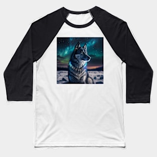 Nordic Saarloos Wolfdog Baseball T-Shirt